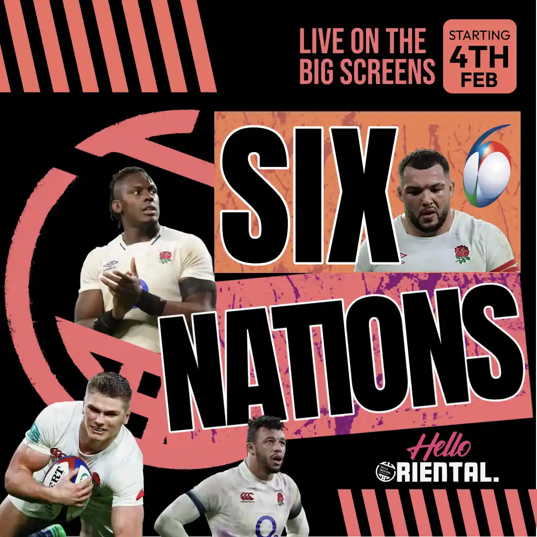Watch the Six Nations at Hello Oriental!