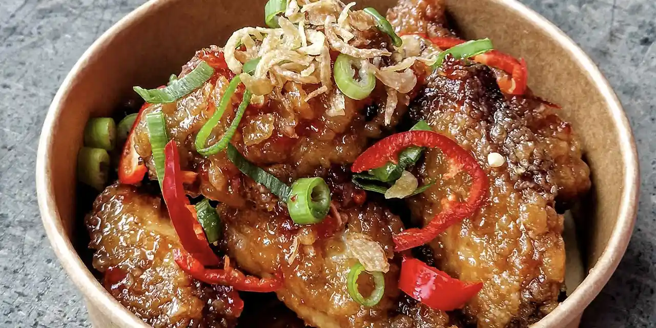 Hello Oriental : Sticky Lime Chicken Wings