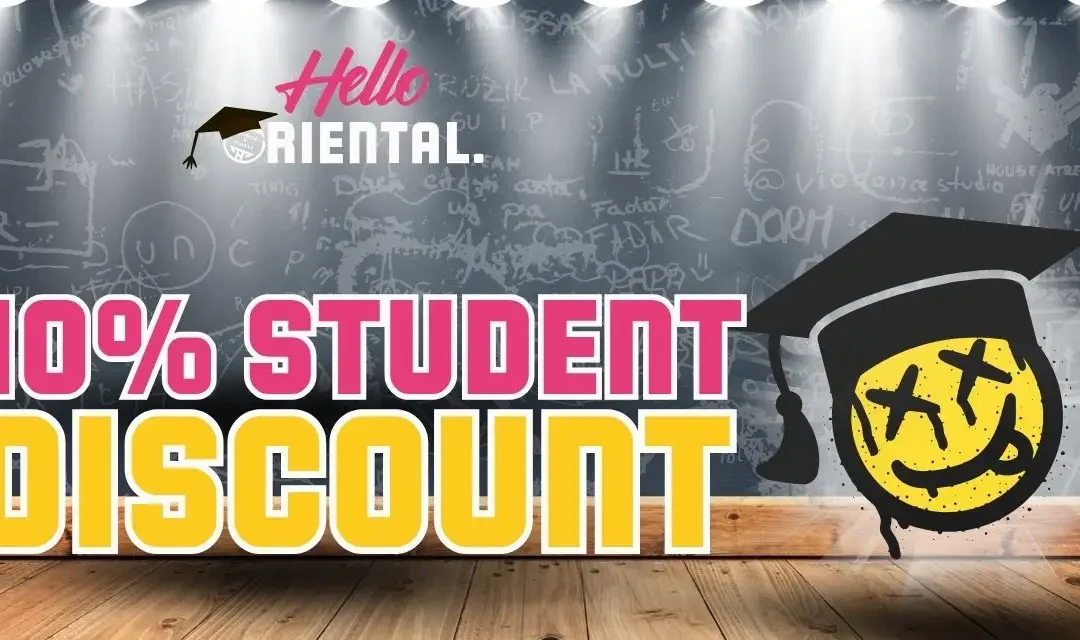 10% Student Discount in Manchester | Hello Oriental