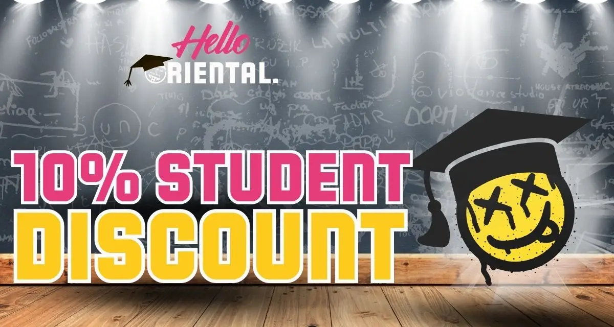 10% Student Discount in Manchester | Hello Oriental
